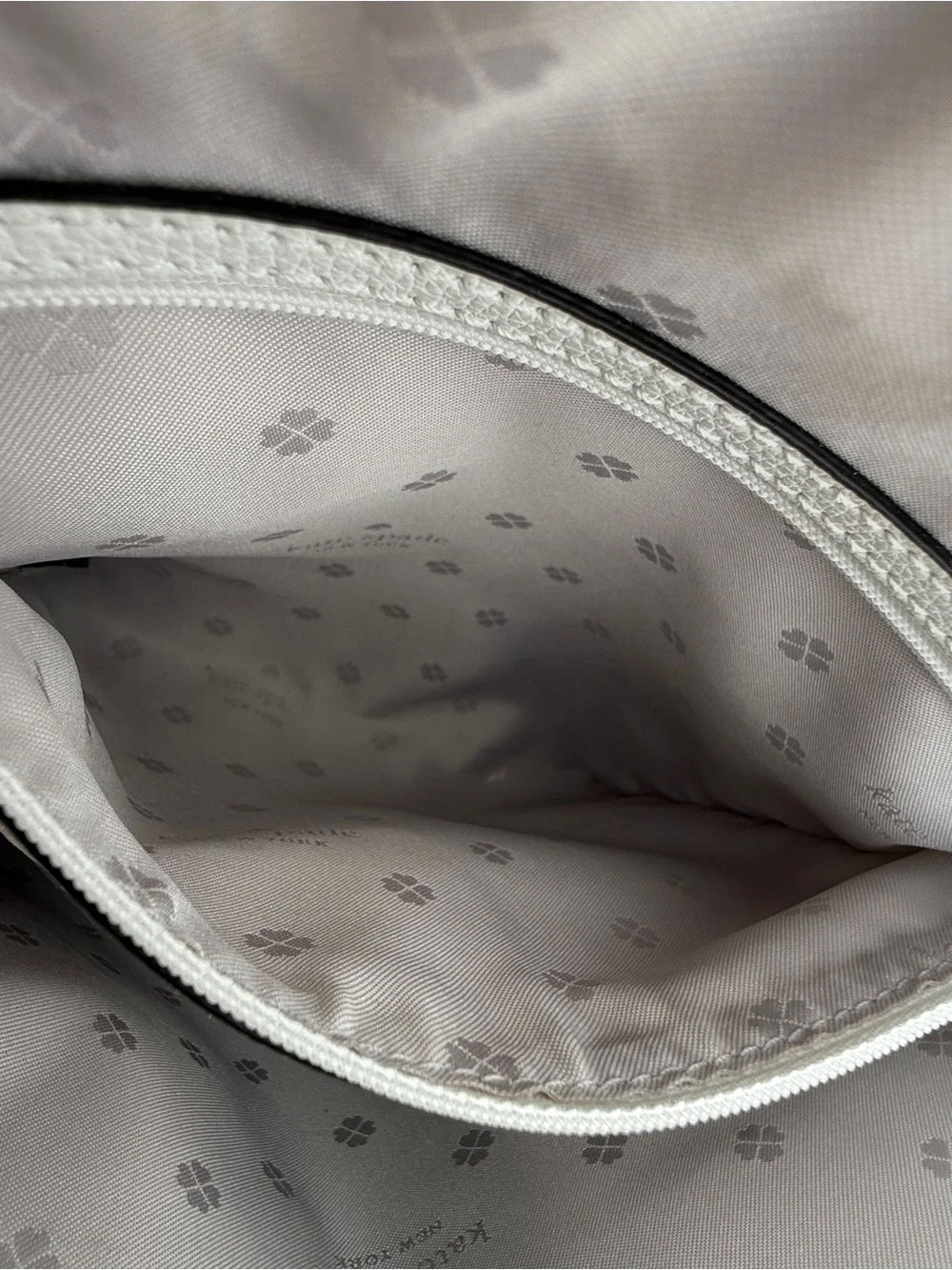 Kate Spade Sylvia Perforated Large Dome Satchel - Optic White